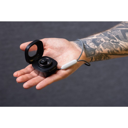 Smart Ring R8- inteligentny pierścień ceramiczny ze stacją ładującą rozmiar 15,4mm czarny