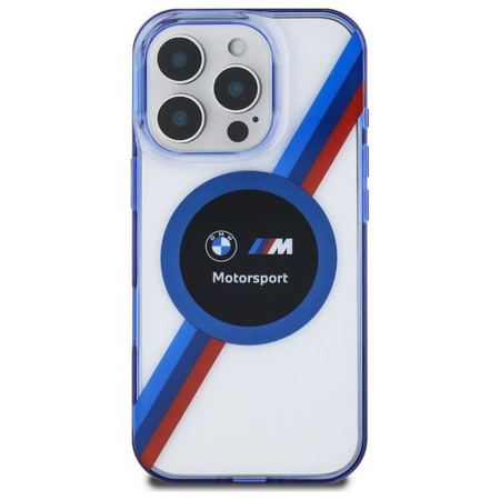 Oryginalne Etui BMW Motosport IML Circle MagSafe BMHMP16X23HTPUT do Iphone 16 Pro Max Przezroczysty