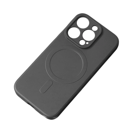 MagSafe-kompatible Silikonhülle für iPhone 15 Plus Silikonhülle – Schwarz