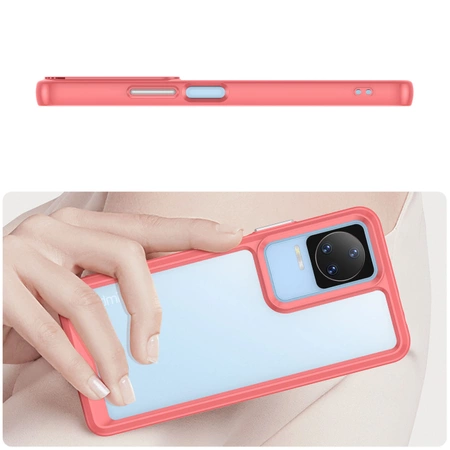Outer Space Case Xiaomi Poco F4 5G cover with a flexible frame red