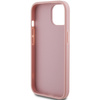 Guess Glitter Script Big 4G case for iPhone 15 - pink
