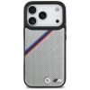 Etui BMW M Tricolor Metal Logo MagSafe do iPhone 17 Pro - szare
