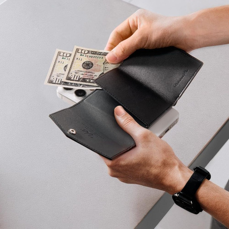 SPIGEN VALENTINUS PRO MAGSAFE WALLET BLACK