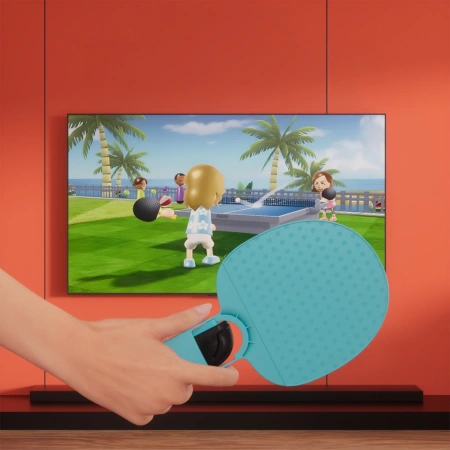 Pakiet akcesoriów rodzinnych 23 w 1 do konsoli Nintendo Switch 2 - zestaw pomarańczowy i niebieski