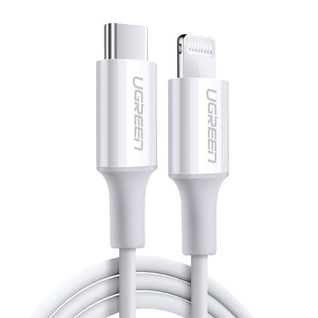 Ugreen MFi cable USB Type C - Lightning 3A 1.5 m white (US171)