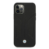 Etui BMW BMHCP12MRSCSK iPhone 12/12 Pro 6,1" czarny/black hardcase Leather Perforate Sides