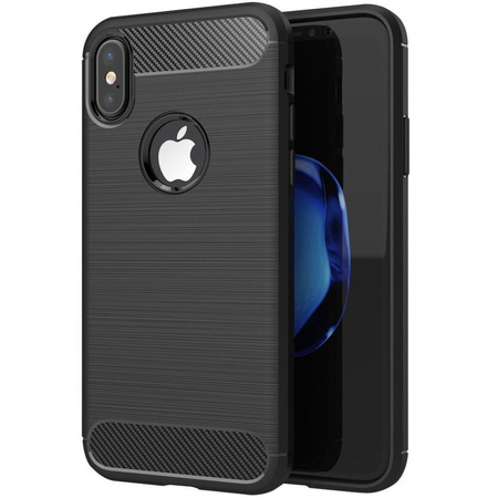 Futerał CARBON do IPHONE XS czarny