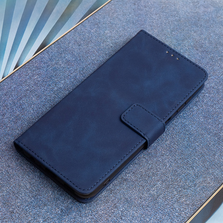 Etui Smart Velvet do iPhone 16 Plus 6,7&quot; granatowe