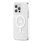 Kingxbar PQY Geek Series magnetic case for iPhone 14 Plus MagSafe silver