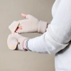 Winter-Handyhandschuhe für Damen/Kinder – weiß