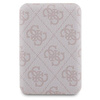 Zestaw Guess GUBPM5P15S4GEMGP iPhone 15 6.1" hardcase + Powerbank 5000mAh MagSafe różowy/pink 4G Metal Logo