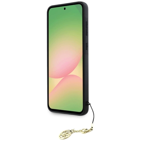 Etui Guess 4G Charms Collection na Samsung Galaxy A56 - czarne