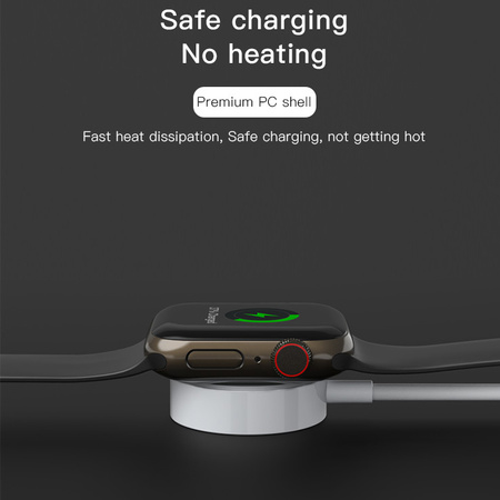 Yesido Ładowarka indukcyjna CA113 do smartwatch Apple Watch z kablem Typ C na Lightning biała