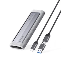 Kieszeń dyskowa M.2 NVME USB-C 10Gbps - szara