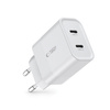 Wall Charger PD 20W 2x USB-C Tech-Protect C20W white