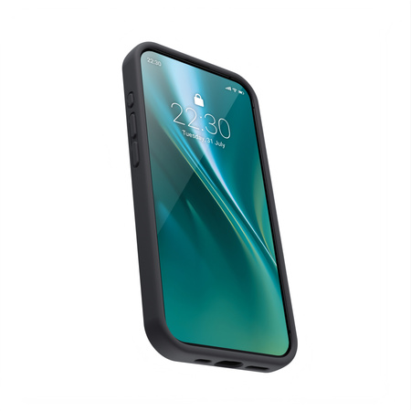 Nakładka Etteri Silicone Case do iPhone 12 / 12 Pro 6,1" czarna