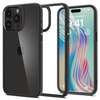 Spigen Crystal Hybrid, matte black - iPhone 15 Pro