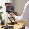 Podstawka pod laptopa, tablet Wozinsky WRS-CPY75DSB aluminiowa + Gratis! podstawka do smartfona - czarna
