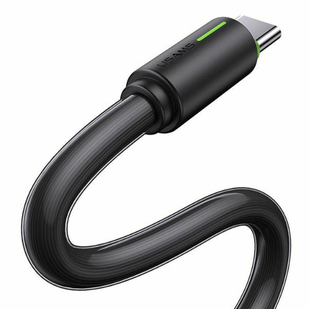 USAMS Kabel USB-C 3A YU Series 1m USB-C/USB-C czarny/black SJ732USB01 (US-SJ732 )