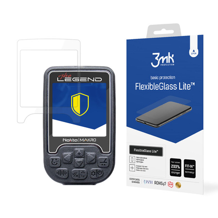 3mk FlexibleGlass Lite™ hybrid glass on Nokta Makro The Legend (frame)