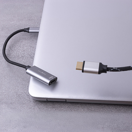 Maxlife adapter MXHC-01 HDMI - USB-C 4K 60HZ czarny