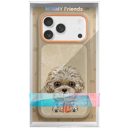 Etui Nimmy Big Eyed Pet 2.0 Dog do       iPhone 17 beżowy