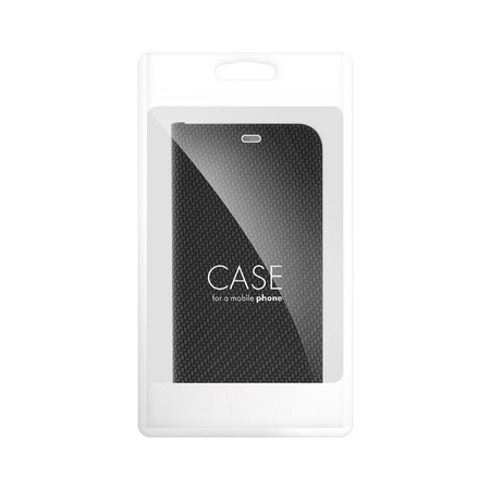 Kabura LUNA Book Carbon do SAMSUNG Xcover 4 czarny