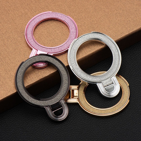 Stojak na telefon CIRCLE GLITTER - naklejany - złoty