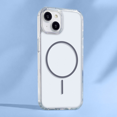 Nakładka Anti Shock Thin Mag do iPhone 16e szara