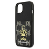 Schutzhülle IPHONE 13 Karl Lagerfeld Hardcase Karlimals Cardslot (KLHCP13MCANCNK) schwarz