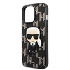 Oryginalne Etui IPHONE 13 PRO Karl Lagerfeld Hardcase Monogram Ikonik Patch czarne