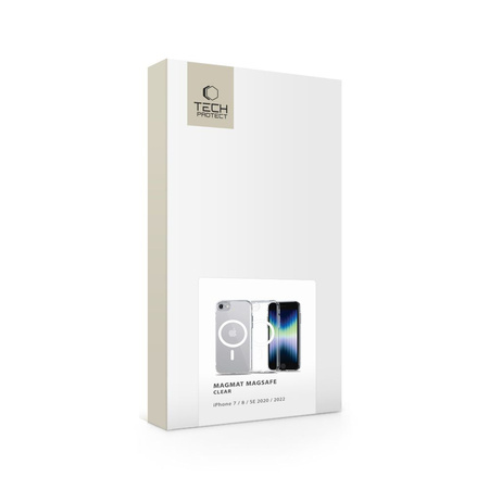 Etui IPHONE SE 2022 / SE 2020 / 7 / 8 Tech-Protect Magmat MagSafe transparentne