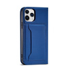 Magnet Card Case for iPhone 12 Pro Max Pouch Card Wallet Card Holder Blue