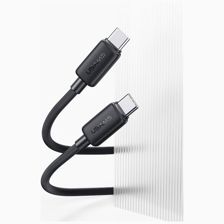Kabel USAMS KY Series US-SJ696 60W USB-C do USB-C 2m biały
