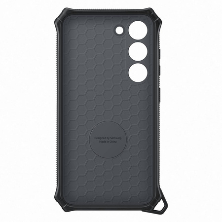 Samsung Rugged Gadget Case für Samsung Galaxy S23 Rugged Cover Ring Holder Stand grau (EF-RS911CBEGWW)