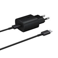 Samsung EP-TA800EBE USB-C-Wandladegerät (25 W, inkl. Samsung EP-DA705BBE USB-C-/USB-C-Kabel, Schwarz)