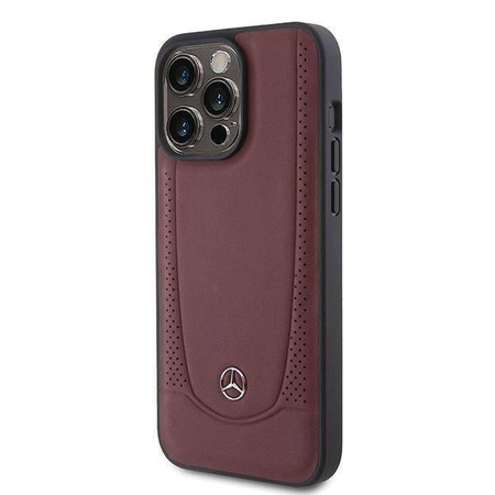 Etui Mercedes Leather Urban Bengale do iPhone 15 Pro Max - czerwone