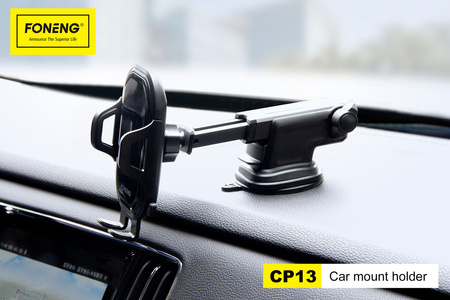 Foneng Uchwyt Samochodowy CP13 na szybę czarny