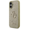 Etui Guess Fixed Glitter Big 4G na iPhone 17 - złote