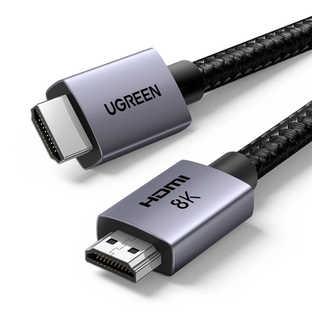 Ugreen HD171-Kabel mit zertifizierten HDMI 2.1 8K-Anschlüssen, 1 m lang – Grau