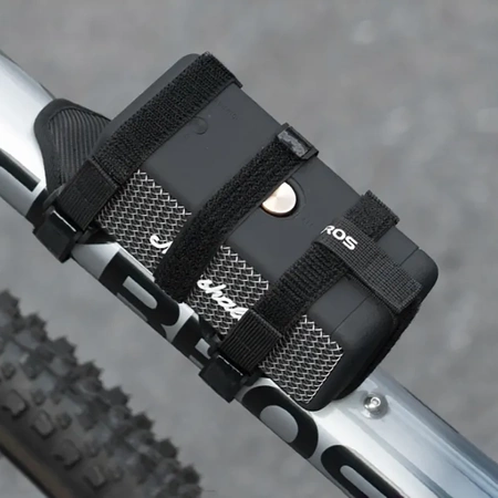 Rockbros 50210064001 Fahrradgurt mit Klettverschluss für Bluetooth-Lautsprecher oder Wasserflasche – Schwarz