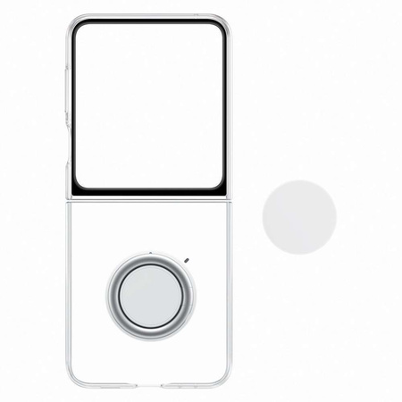 Silikon-Gadget-Hülle für Samsung Galaxy Z Flip 5 – transparent