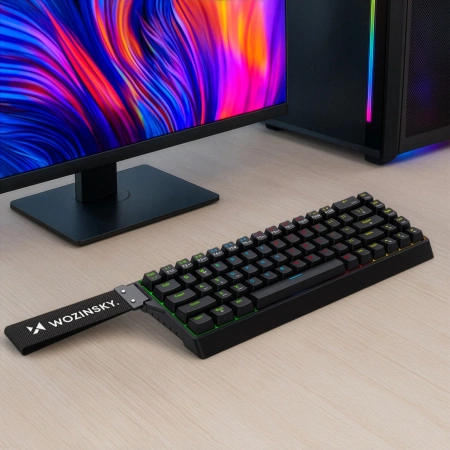 Wozinsky WKGP-1165 Mechanische Gaming-Tastatur mit RGB-Hintergrundbeleuchtung – Schwarz
