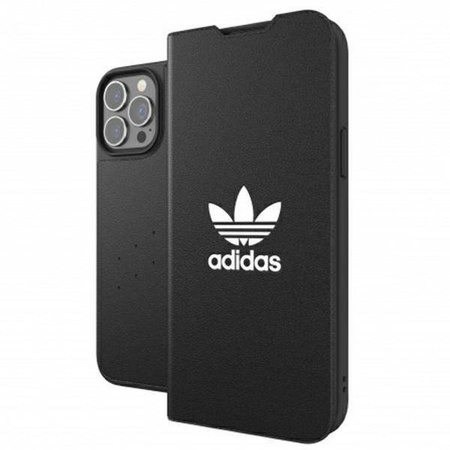Original Handyhülle IPHONE 13 PRO MAX Adidas OR Booklet Case BASIC schwarz