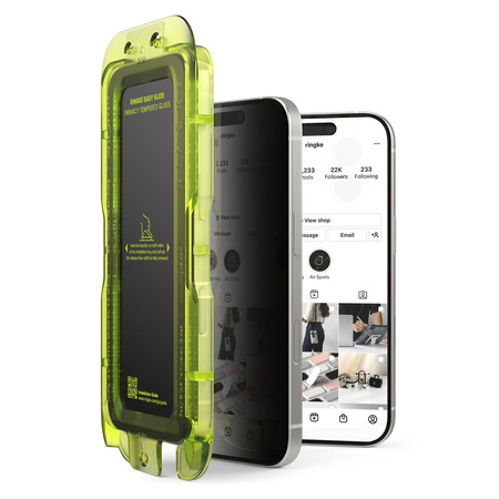 SZKŁO PRYWATYZUJĄCE RINGKE EASY SLIDE 2-PACK IPHONE 17 PRIVACY
