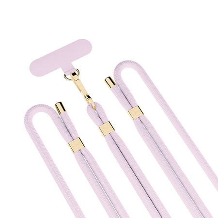 3MK EasyClip Elite Powder Pink (gold) smycz do telefonu