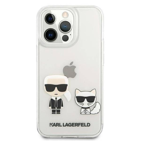 Karl Lagerfeld KLHCP13LCKTR iPhone 13 Pro / 13 6,1" hardcase Transparent Karl & Choupette