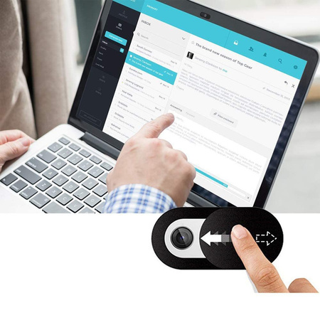 ZAŚLEPKA NA KAMERĘ TECH-PROTECT CAM FIT+ 3-PACK LAPTOP WEBCAM COVER BLACK