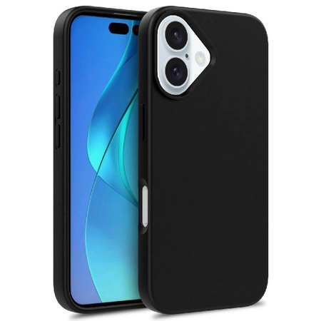 Multiple Color Wheat Bran Case for iPhone 16 Pro - Black