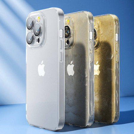 Joyroom 14Q Case iPhone 14 Pro Case Cover mit Kameraabdeckung Transparent (JR-14Q2 transparent)